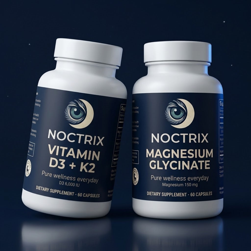 Noctrix — The 2-Part Night Shift System (Vitamin D3+K2 & Magnesium Glycinate)